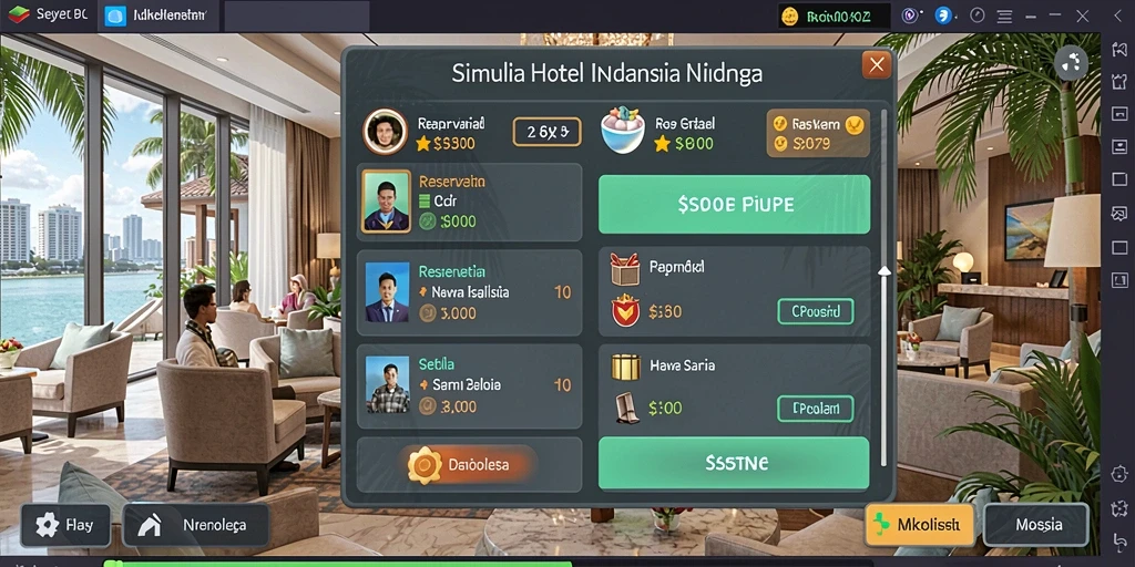 Berbagai pilihan permainan yang tersedia untuk semua pemain.