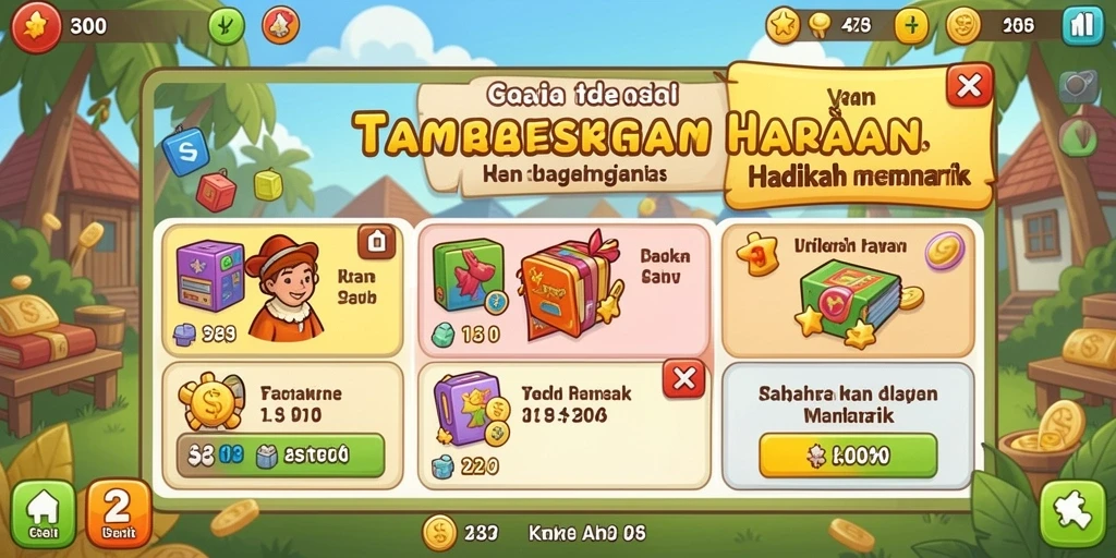 Beberapa mini-game yang menghibur selama berbelanja.