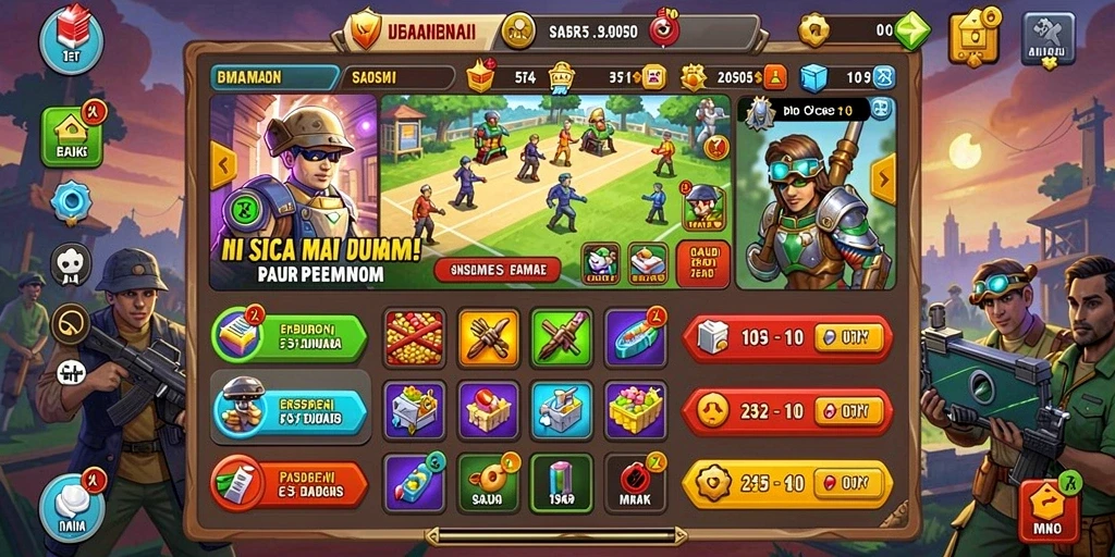 Berbagai level menantang untuk meningkatkan keterampilan.